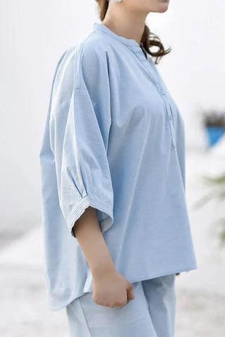 Coord Set for women - Pale Aqua - Intermix - MEME