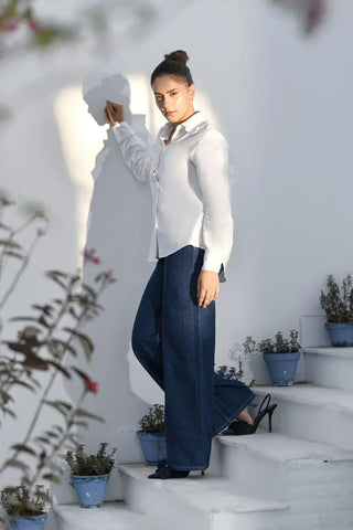 Embroidered Shirt - White - Intermix - MEME