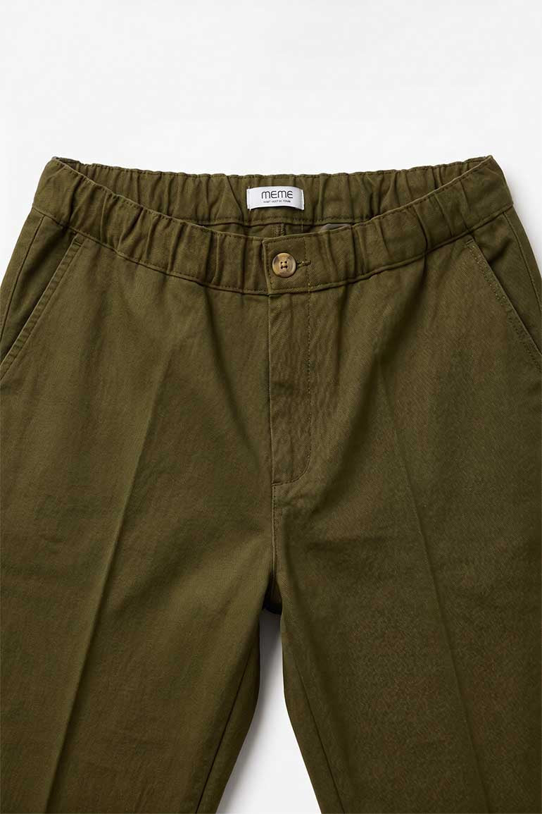  ELASTICATED REGULAR FIT PANTS FOR MEN   MEME