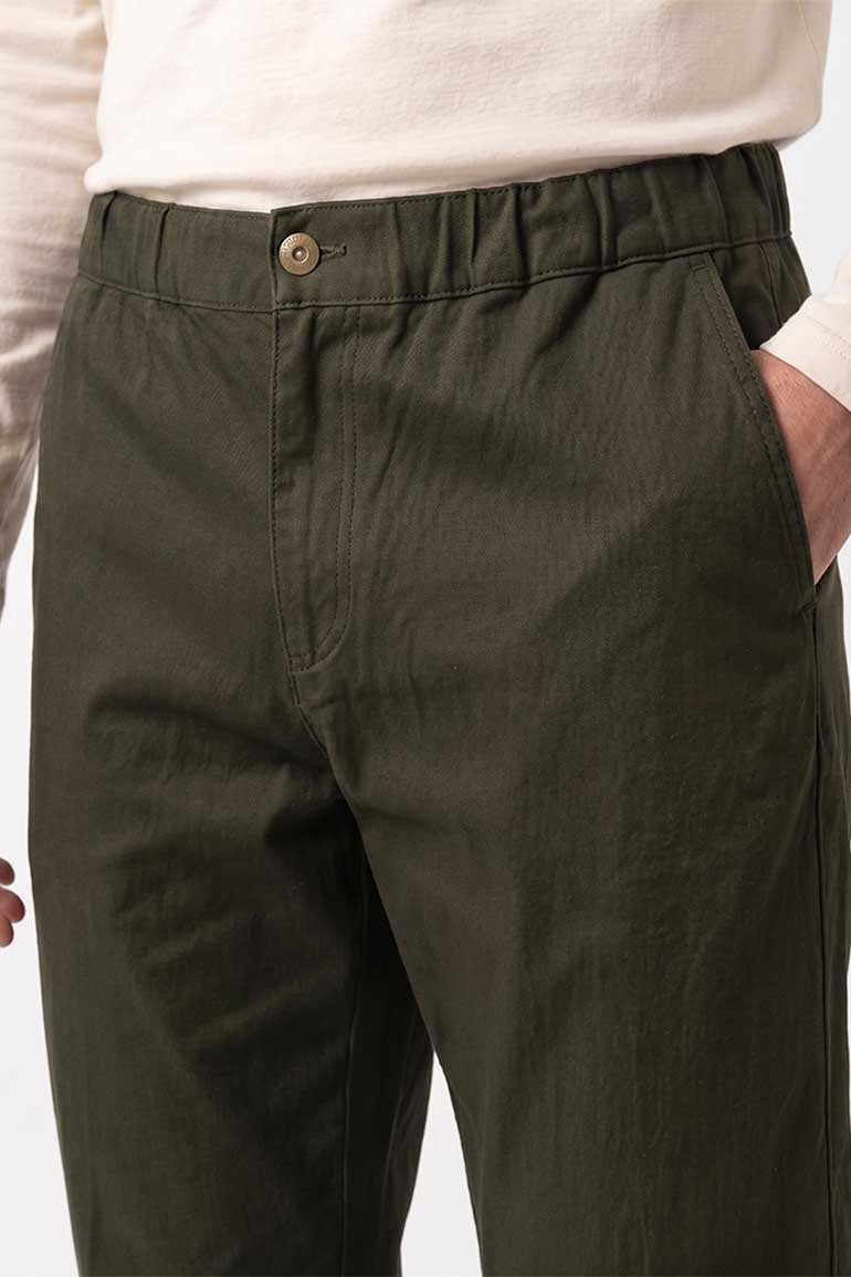  ELASTICATED REGULAR FIT PANTS FOR MEN   MEME