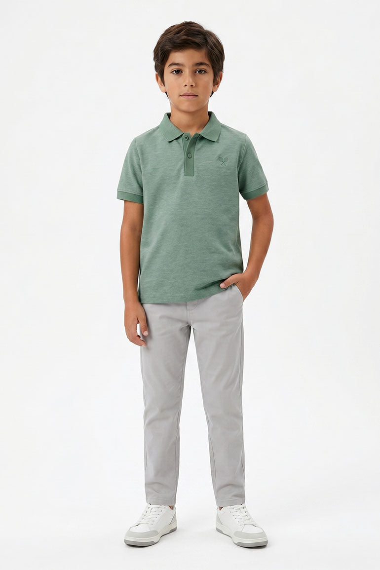  EMBROIDERED POLO SHIRT FOR BOY   MEME