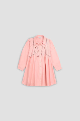 Embroidered Midi Dress For Women