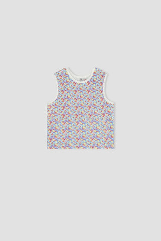 Floral Tank Top For Girl