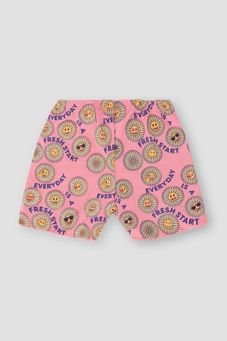 Emoji Top Bottom Suit For Girl