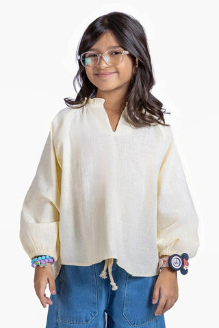 Solid Blouse For Girl