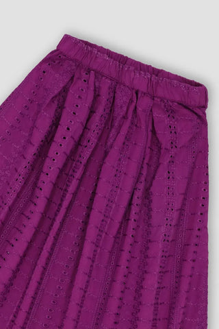 Embroidered Skirt For Girl