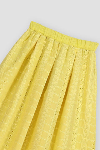 Embroidered Skirt For Girl