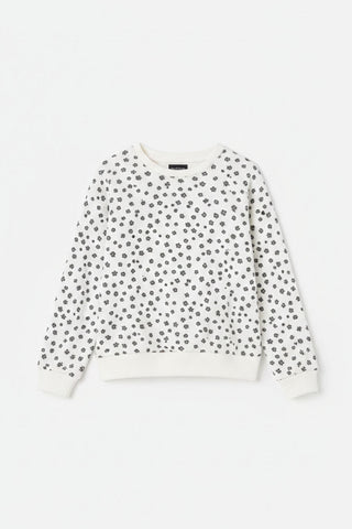 Floral Print Sweatshirt for Girl