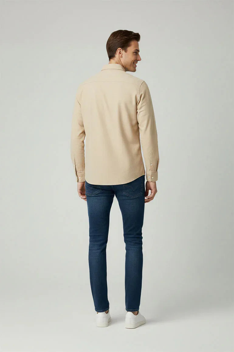 Solid Button Down Shirt For Men - Semoline - MEME