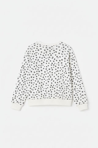 Floral Print Sweatshirt for Girl