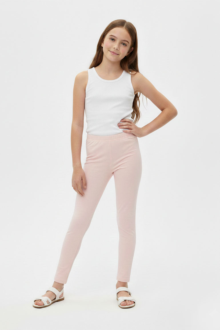 Basic Stretch Leggings For Girl
