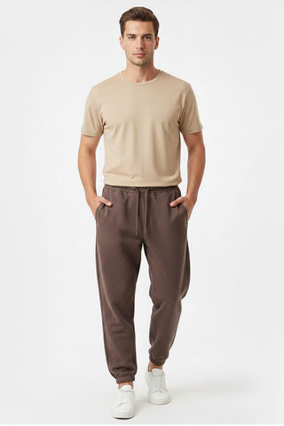 Classic Jogger Pants for Man  - Brown