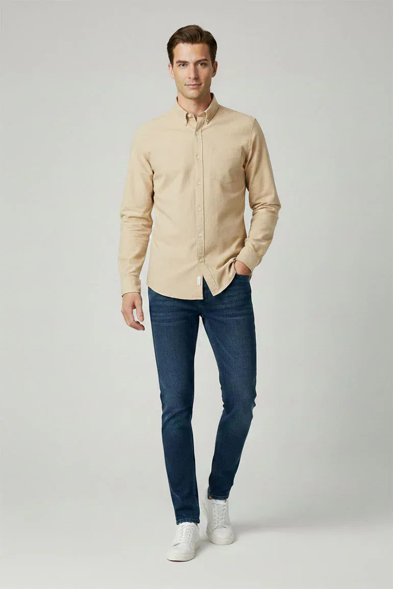 Solid Button Down Shirt For Men - Semoline - MEME