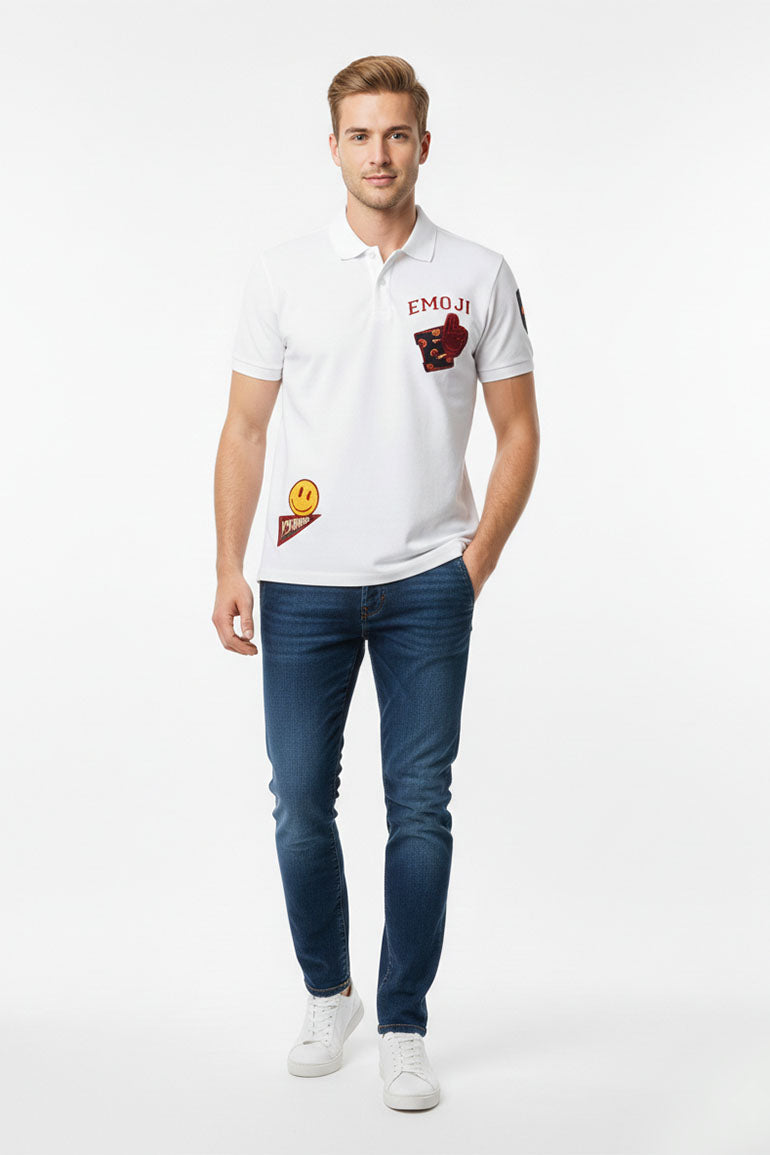 EMOJI POLO SHIRT FOR MEN