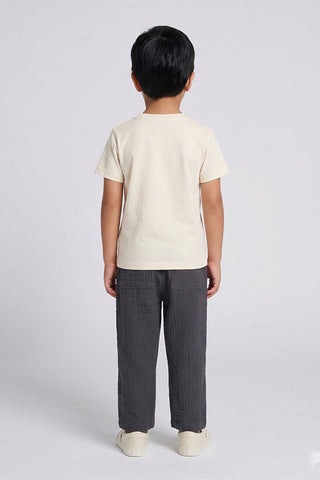 TEXTURED PULL-ON PANTS FOR BABY BOYS