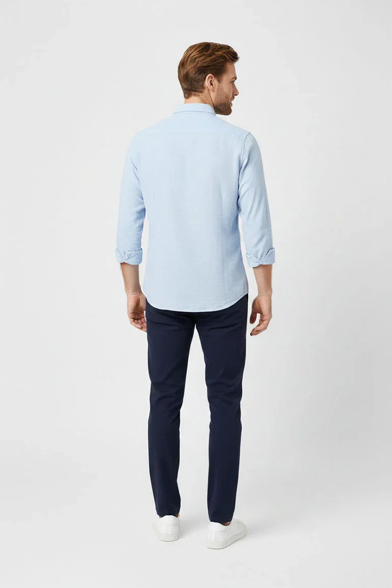 Check Button Down Shirt For Men - Check - MEME