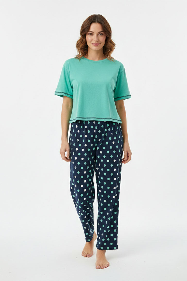 Polka Dot Lounge Set for Women