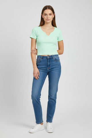 Solid T-Shirt For Women