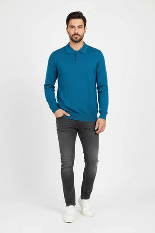 Polo Neck Sweater For Men