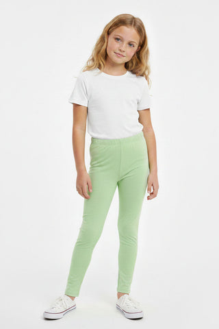 Basic Stretch Leggings For Girl