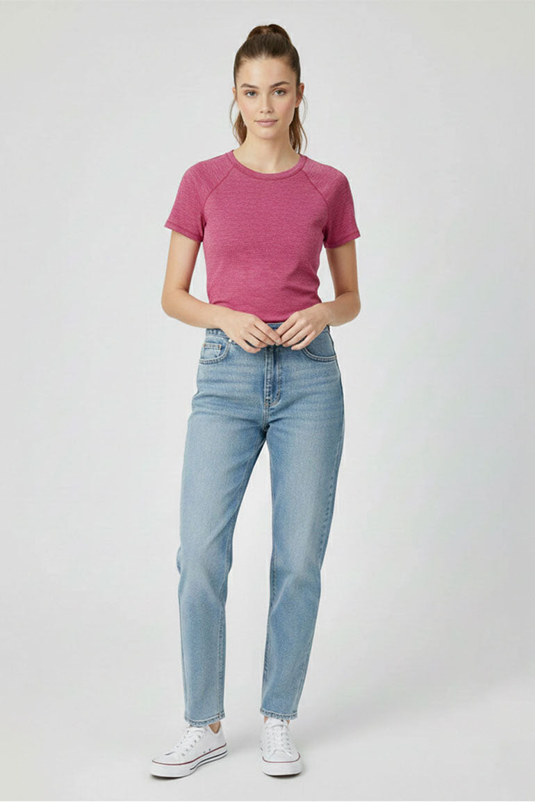 Solid T-Shirt For Women