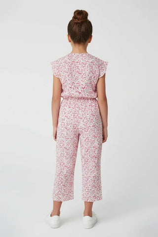 Printed Jumpsuit Dress For Girl