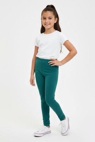 Basic Stretch Leggings For Girl