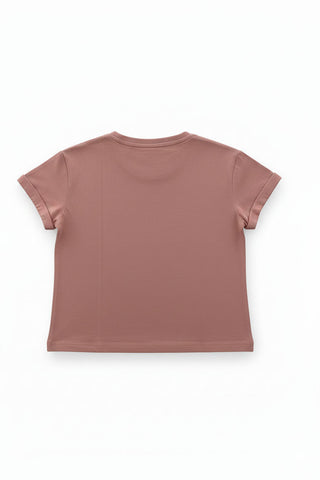 Embroidered Graphic T Shirt For Baby Girl
