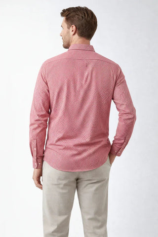 Check Shirt For Men - Pink - MEME