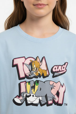 Tom And Jerry Graphic T Shirt For Girl