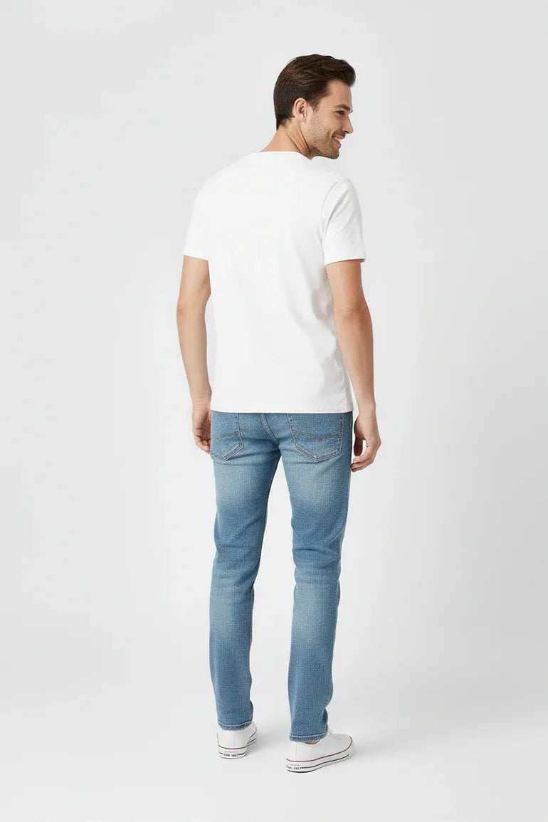 Printed T-Shirt For Men - White - MEME