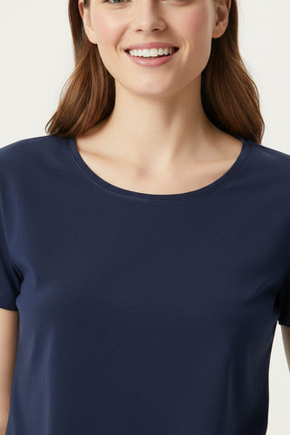 Basic Crew Neck T-Shirt for Women