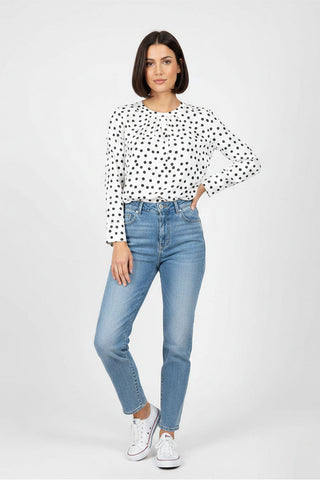 Polka Dot Shirt For Women