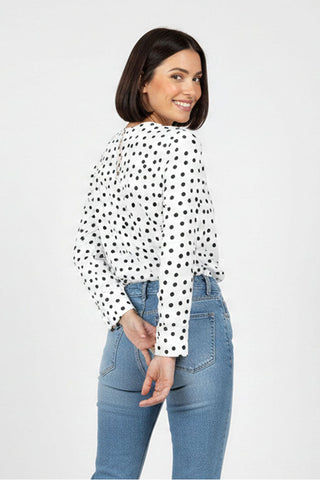 Polka Dot Shirt For Women