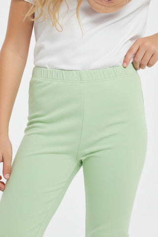 Basic Stretch Leggings For Girl