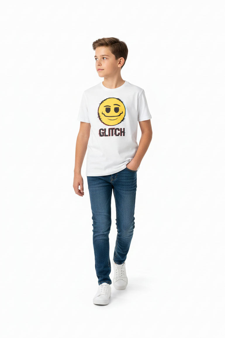 Emoji Illustrated T-Shirt For Boy