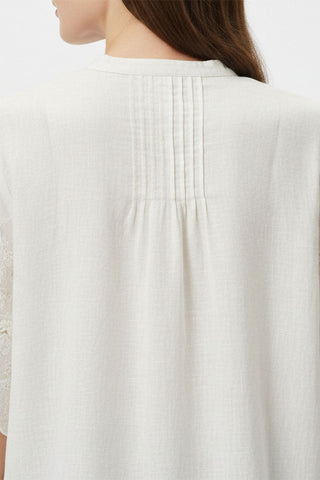 Embroidered Cape Sleeve Top for Women