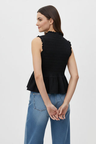 Smocked Peplum Top for Women