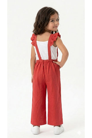 RUFFLED JUMPSUIT FOR BABY GIRLS