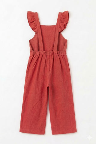 RUFFLED JUMPSUIT FOR BABY GIRLS