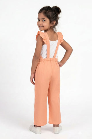 RUFFLED JUMPSUIT FOR BABY GIRLS