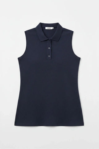 Sleeveless Polo Top for women