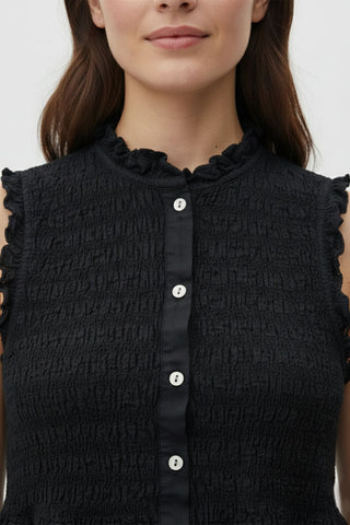 Smocked Peplum Top for Women