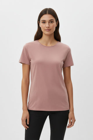 Basic Crew Neck T-Shirt for Women