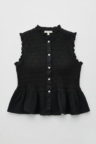 Smocked Peplum Top for Women