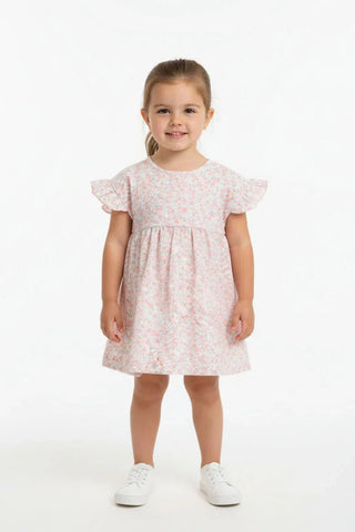 Floral Printed Dress For Baby Girl