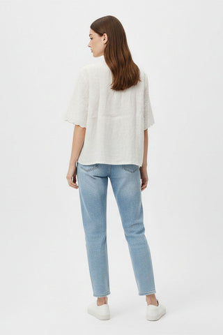 Embroidered Cape Sleeve Top for Women