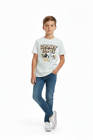 Loony Tunes Crew Neck T-Shirt for Boy
