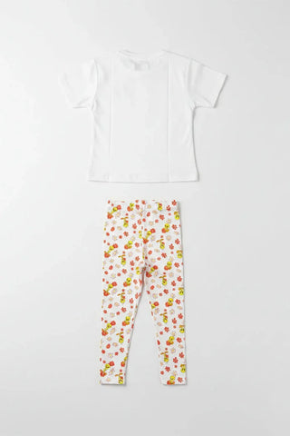 Printed T-Shirt & Leggings Set for Baby Girl