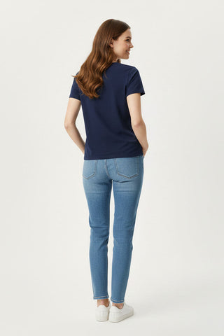 Basic Crew Neck T-Shirt for Women